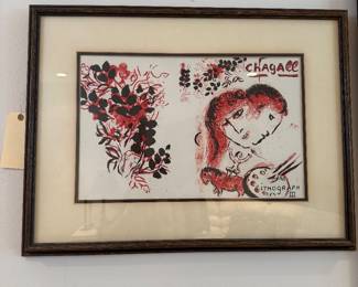 Chagall Lithograph 