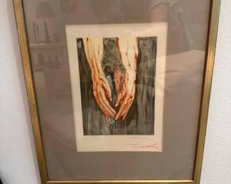 Salvador Dali signed  Lithograph 