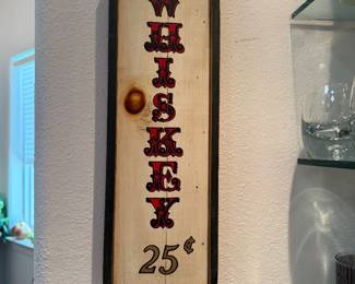 Vintage wood plaque