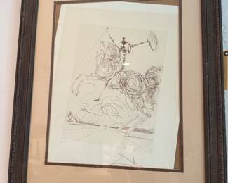 Salvador Dali signed  Lithograph 