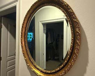 Ornate Gold Leaf Mirror 