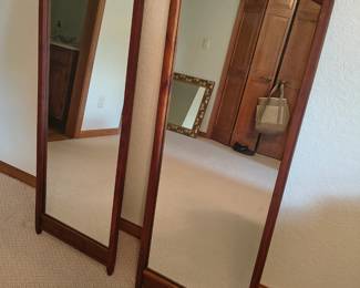 2 Mid Century Modern Mirrors