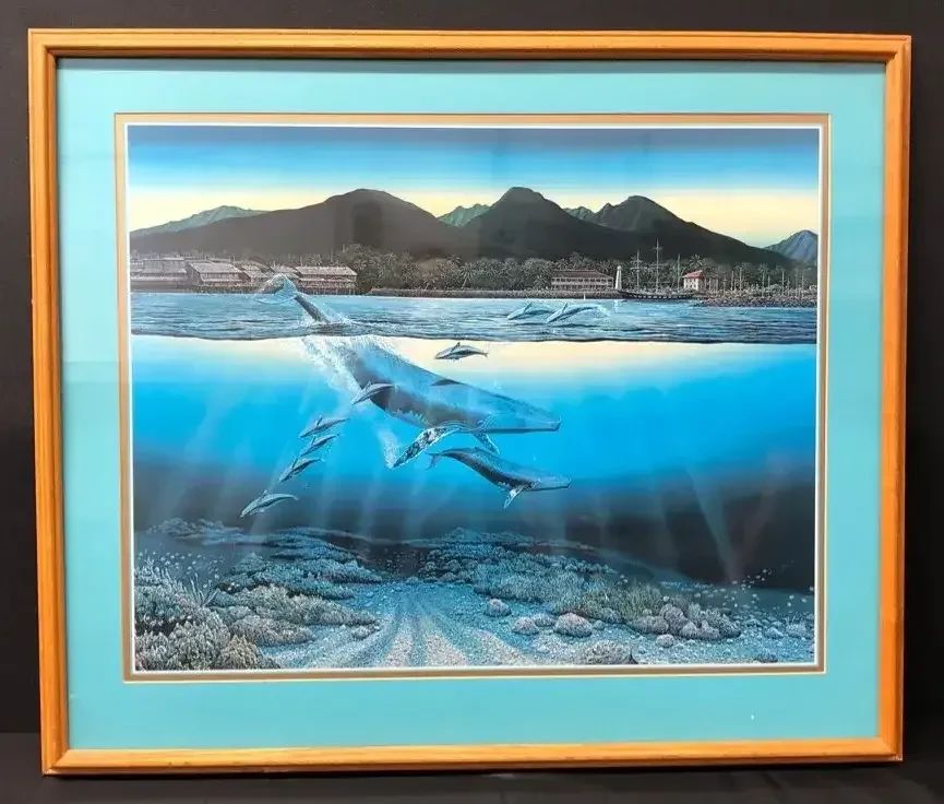 001 Maui Dawn By Artist Robert Lyn Nelson Lahaina Harbor Maui Hawaii