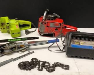 Disassembled Chainsaws And More
