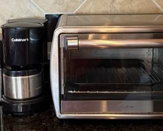 Oster Countertop Convection Oven, Cuisinart Coffee Maker And Grinder, Le Creuset Coffee Storage