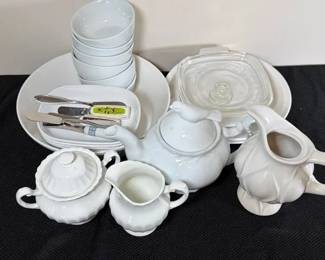 White Dishware Lot