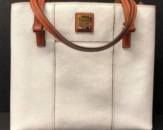 Certified Authentic White Dooney  Bourke Purse