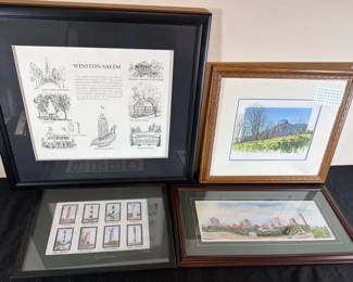 Beautiful North Carolina Prints Of Winston Salem, Mount Airy, Light Houses