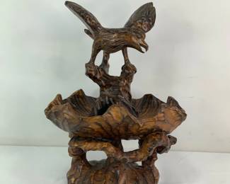 Carved Eagle & Nest