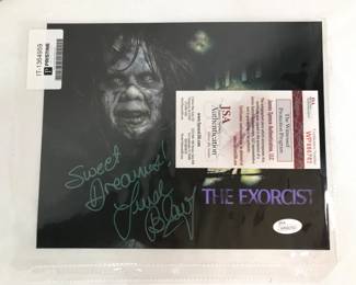 Linda Blair SIgned Exorcist Photo