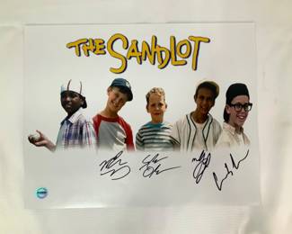 The Sandlot Poster Signed by Cast Members