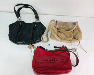Giani Bernini, Vince Camuto and Makowsky Handbags