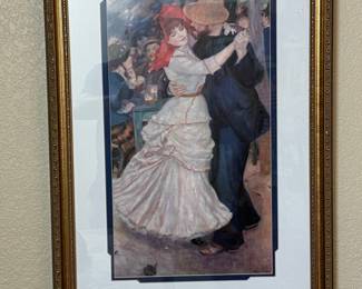 Dance at Bougival by Pierre-Auguste Renoir Print