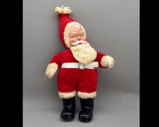 Musical Rubber Faced Santa Claus
