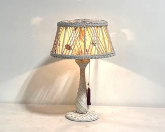 Heywood - Wakefield Wicker Lamp