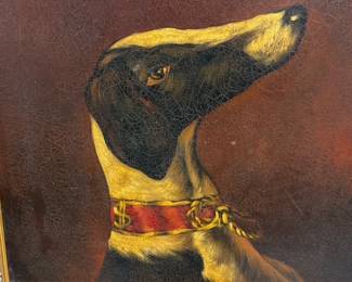 R. Baxter Greyhound Portrait