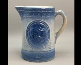 Stoneware Cattle Pitcher