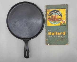 Ballard Cast Iron Skillet and Cookbook