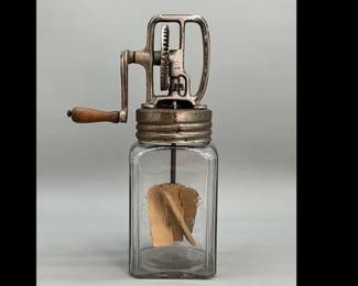 Dazey Glass Butter Churn sz 10