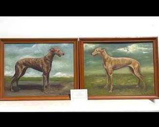 Umstead Greyhound Paintings