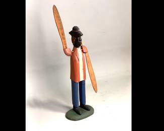 Black Americana Whirligig