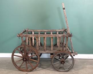 Primitive Goat Cart
