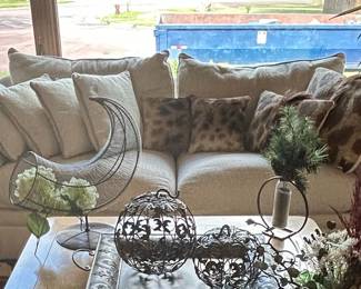 Drexel Transitional Style Loveseat and Sofa