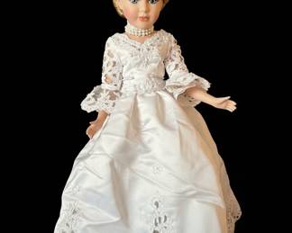 Porcelain Bride Doll with Lace Dress and Tiara - Heritage Signature Collection