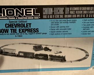 Lionel Train Set Chevrolet Bow Tie Express