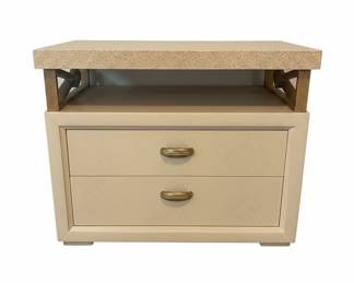 Henredon "Enchantment" Faux Marble Nightstand