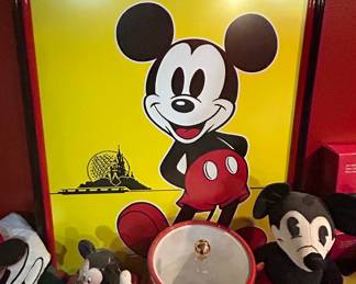 Vintage Mickey Mouse "Walt Disney World Days" Framed Art Print
