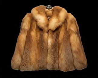 Seeley Red Fox Fur Jacket