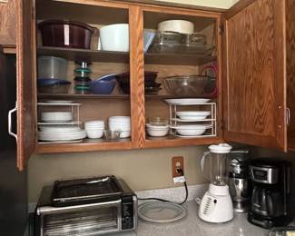 CORELLE DINNERWARE, SMALL APPLIANCES, KITCHENAID STAND MIXER