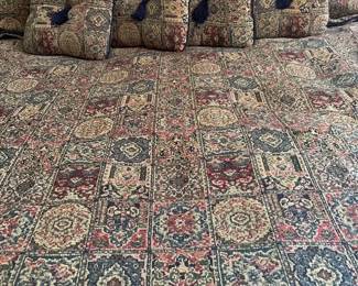 Croscill King Comforter Set  Comforter, 2 King Shams, Dust Ruffle  4 Pillows