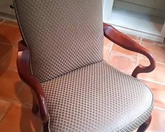 Gooseneck Upholstered Accent Chair