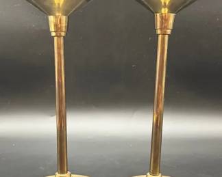Solid Brass Candle Holders