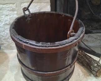 Antique Wooden Bucket