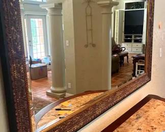 Large Ornate 68 X 38 Mirror