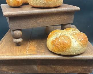 Wooden Pottery Barn WineCheese Server Trays