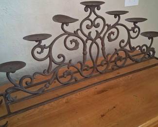 Cast Iron Candleabra