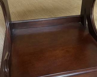 Step Stool Wood W Drawers And Damaged Corner