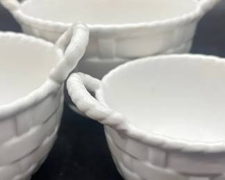 Handpainted Earthenware, Pier One  3 Pc Nesting Set