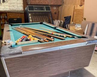 VINTAGE POOL TABLE