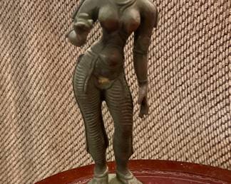 VINTAGE BRASS ASIAN FIGURINE