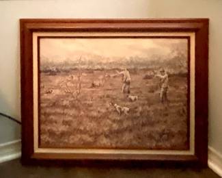 FRAMED HUNTING PRINT
