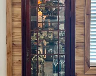 LIGHTED CURIO CABINET