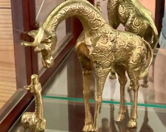 BRASS GIRAFFES-WE FOUND GRACIE!!