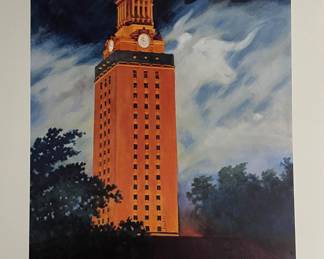“THE GLOW OF VICTORY” SIGNED UT PRINT BY MARK STORM