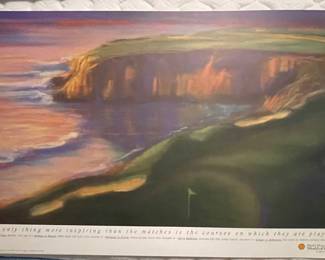 SHELL WONDERFUL WORLD OF GOLF PRINT
