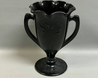 Lot 35: LE Smith Black Amertyst Glass   